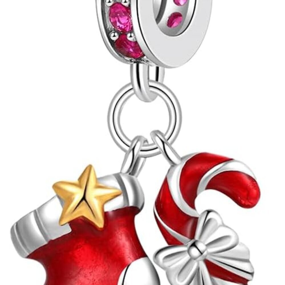 Glow in The Dark Lamp Dangle Charm for Women Bracelets and Necklaces 925 Sterlin